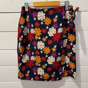 Floral Wrap Skirt – G.M.B. Collection – Made in Canada – Size 12